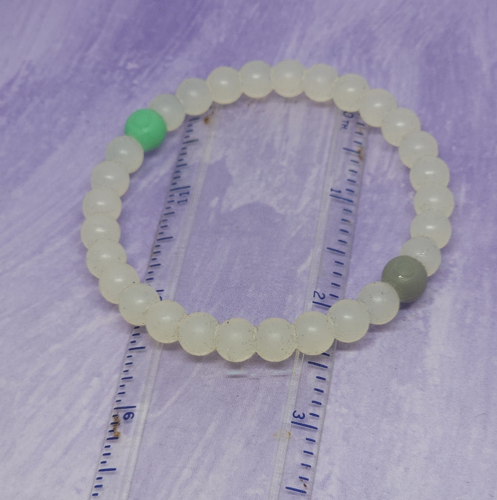 Lokai Set Of 3 Bracelets Clear-Blue-Red - Picture 8 of 8